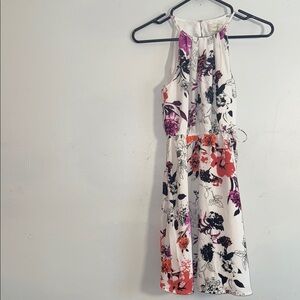 LOFT Floral Halter Dress